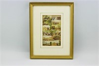 Framed Collection of Uncut Needlebox Prints
