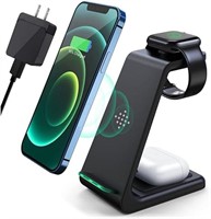 Wireless Charging Station,3 in 1 Fast Charging