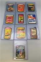 113  Lot of 10 Vintage Topps Wacky Package Sticker