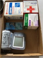 Blood Pressure & bandages box