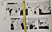 LTD ED Chester Gould DICK TRACY Comic Strip Art L