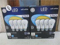 2 Boxes of LED Light Bulbs