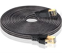 (new)Cat 8 Ethernet Cable 15ft,Nylon Braided High