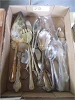 Misc spoons, silver items