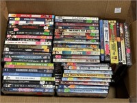 LARGE BOX OF DVD MOVIES INCLUDING RED MERCURY,