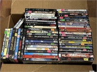 LARGE BOX OF DVD MOVIES INCLUDING THE TRUTH ABOUT