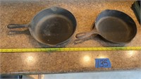 Cast iron pans : Wagner & “N”