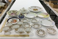 Lot of dishes w/ tea cups