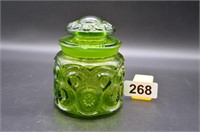 Moon and Stars 5” glass canister