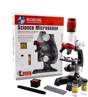 Jiusion Kid Microscope 100X-1200X with Slides