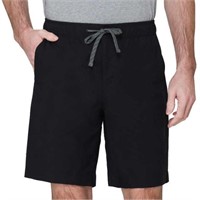 BC Clothing Men's LG Ripstop Short, Black Large
