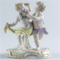 VERY GOOD MEISSEN PORCELAIN GROUP