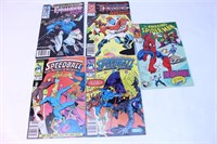 Xcalibur, Spiderman, Speedball Comic Book Lot
