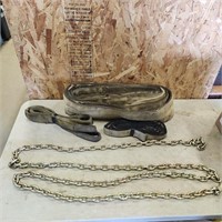 3- Slings, 5/16"× 12' Chain