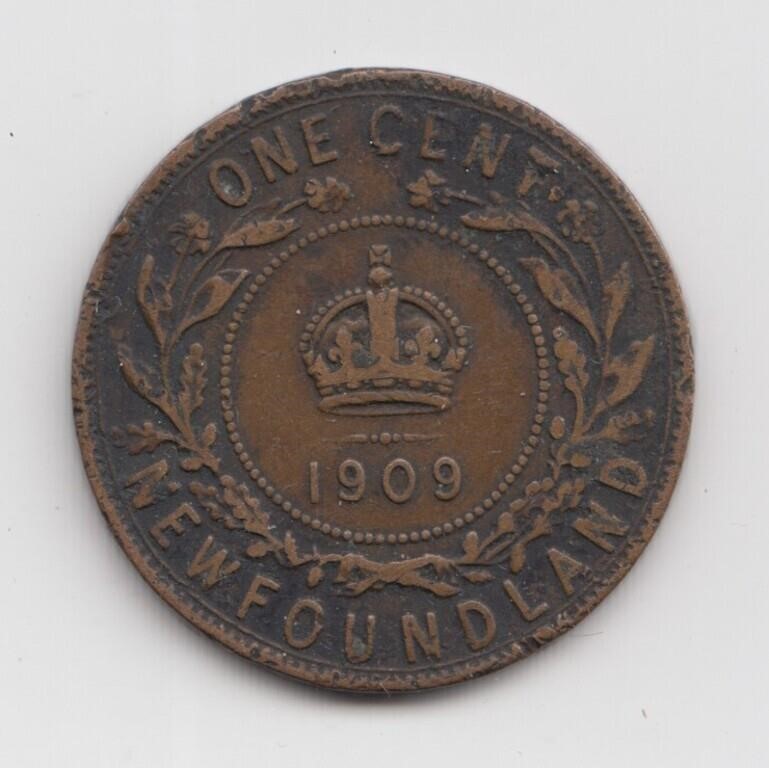 1909 Newfoundland Large Cent