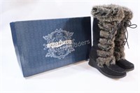 Aquatherm Lace Up Suede Fur Boots