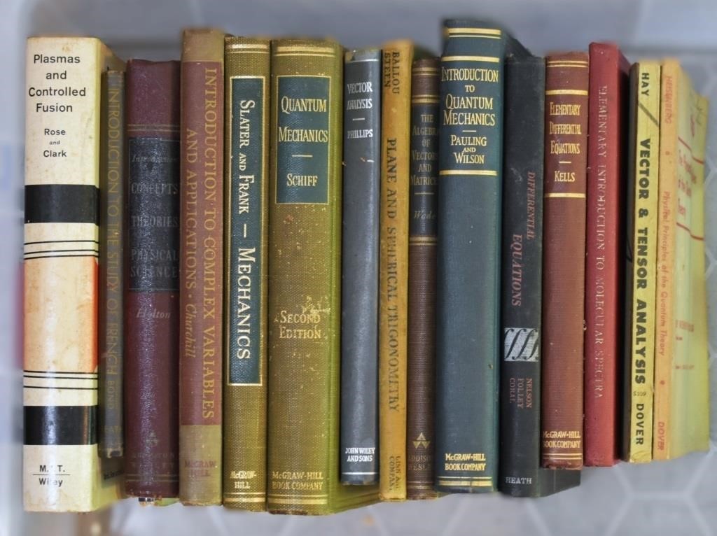 Group of Vintage Scientific Books