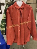 THREE MEN'S LONG SLEEVE BUTTON SHIRTS