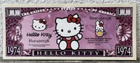 Hello Kitty Million Dollar Novelty Bill