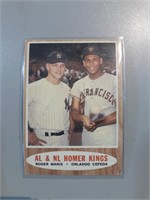 Topps # 401 A.L.and N.L Homer Kings