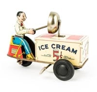 Vintage Courtland Walt Reach Ice Cream Man Windup