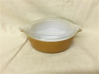Pyrex OLD ORCHARD Round Casserole Dish with Lid