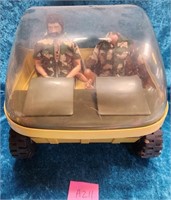 11 - 2 GI JOE FIGURES W/ TRANSPORT VEHICLE (A211)