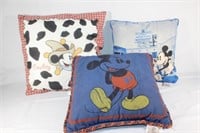 Trio of Disney Pillows