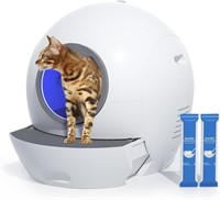 Self Cleaning Litter Box with 2Packs Cat Litter
