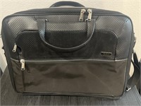 Tumi Leather & Nylon Laptop Computer Bag