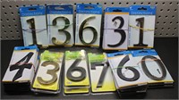 Large Lot of Assorted House Numbers