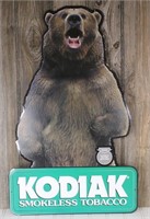 Kodiak Metal Bear Sign