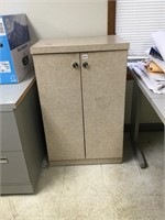 Small storage office supply cabinet