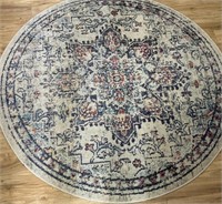 Round area rug approx 5 ft