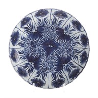 Chinese Export blue and white Aster bowl