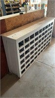 Wooden bolt bin 6.5’x39”