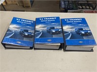 3 x VJ Ford Transit Repair Manual Folders