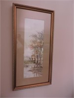 Framed Original Watercolor by Finlay