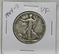 OF) 1944-D Walking Liberty half dollar