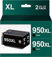 950XL Black Ink Cartridges Compatible for HP 950 X