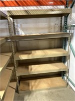 Heavy duty 5 tiered metal shelf. Dimensions are