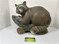 Raccoon ceramic Figure