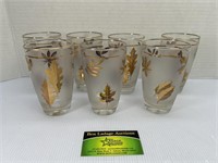 20 Gold Leaf Pattern Glasses