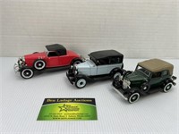 3 Scale Model Die Cast Cars