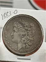 1883 O Morgan Silver Dollar