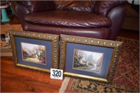 (2) Framed Paintings 18x16"