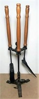 Fireplace tools on Stand