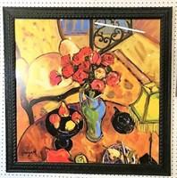 Dougall Still Life Print in Expressionist Style