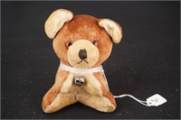 Vintage Teddy Bear with a Bell