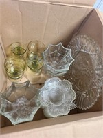 Box Of Nice Assorted Glass